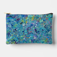 Bolsa accesoria de vidrio marino de Santorini