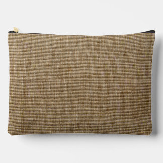 Bolsa accesoria del patrón de naturaleza de Burlap