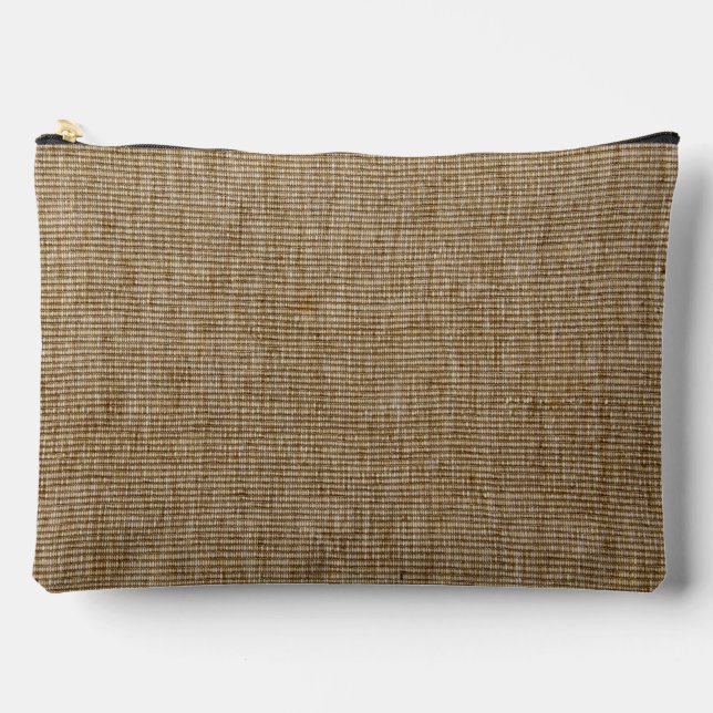 Bolsa accesoria del patrón de naturaleza de Burlap (Anverso)