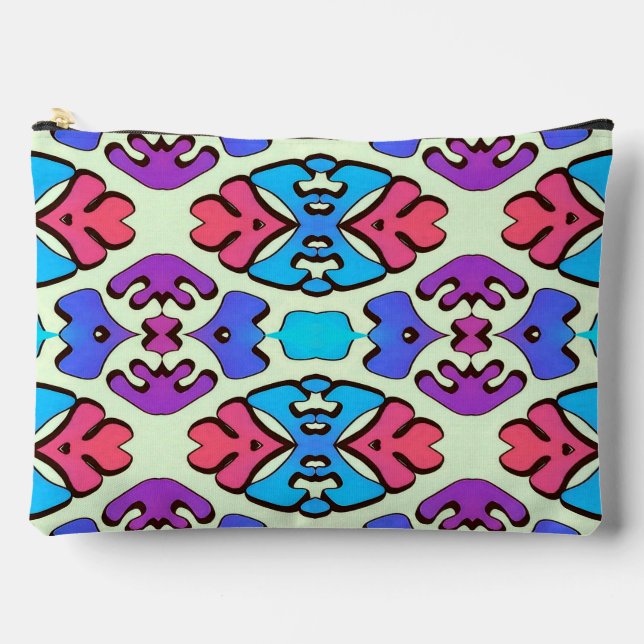 Bolsa accesoria, diseño clásico de damasco elegant (Anverso)
