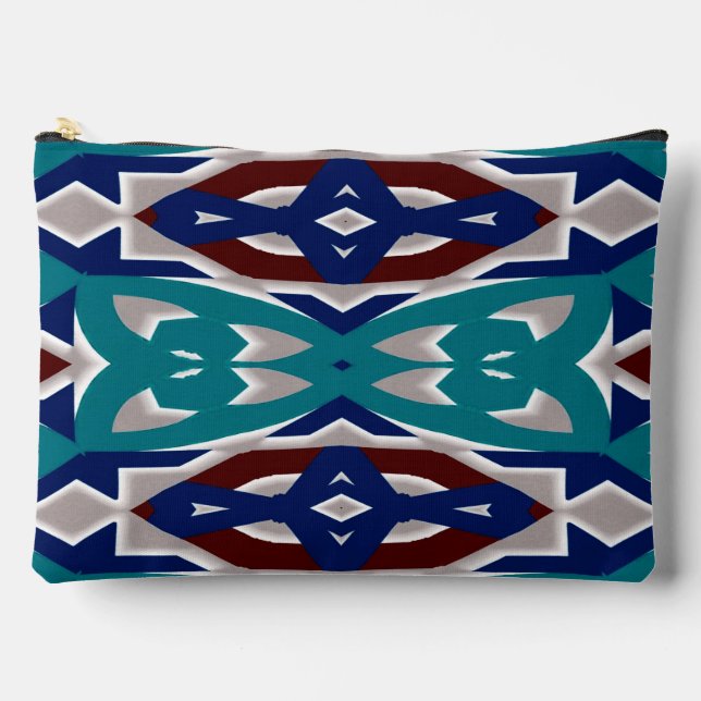 Bolsa accesoria, diseño geométrico único (Anverso)