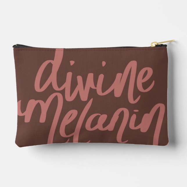 Bolsa accesoria Divine Melanin - Afrocéntrica (Reverso )