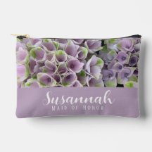 Bolsa accesoria floral Mauve & Green Hydrangea