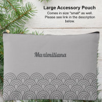 Bolsa accesoria grande de arcos grises