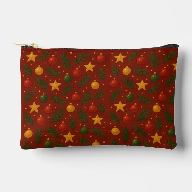 Bolsa accesoria para Navidades rojos - Vacaciones  (Anverso)