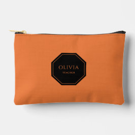 Bolsa accesoria personalizada con nombre y título