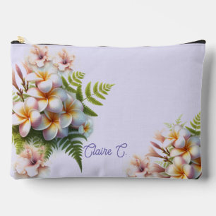 Bolsa accesorio de Hibisco Plumeria Rosa Tropical