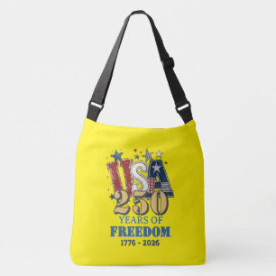 Bolsa amarilla con cruz del águila de la libertad