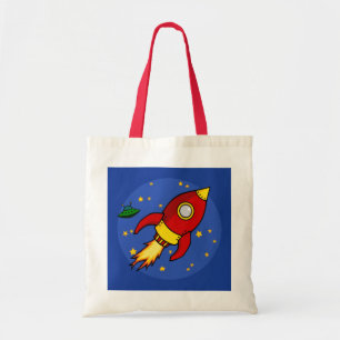 Bolsa amarilla roja del cohete