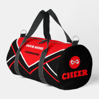 bolsa animadora, rojo, blanco y negro