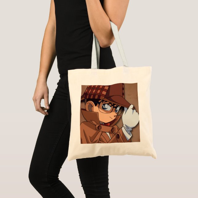 Bolsa Anime Tote inspirada por el detective | Esti (Anverso (producto))