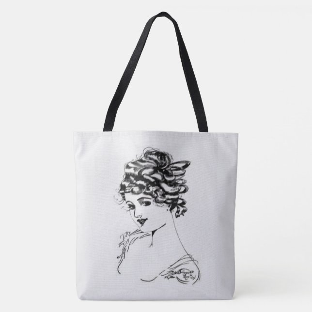 Bolsa Art Nouveau Lady Bella Artes Fabric (Anverso)