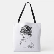 Bolsa Art Nouveau Lady Bella Artes Fabric