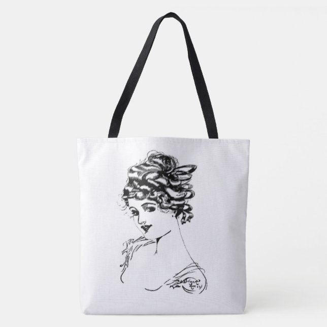 Bolsa Art Nouveau Lady Bella Artes Fabric (Anverso)