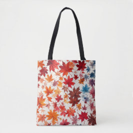 Bolsa artística de hojas de otoño