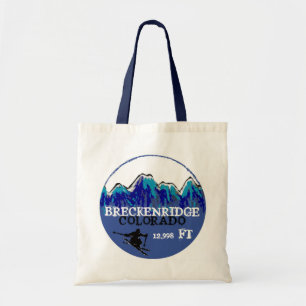 Bolsa azul de esquí reutilizable en Breckenridge