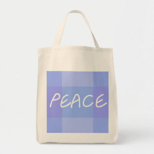 Bolsa azul de la paz