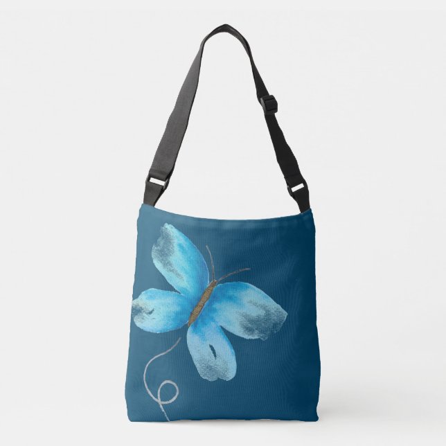 Bolsa azul de mariposa de esperanza (Anverso)