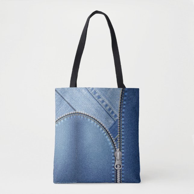 bolsa azul jeans (Anverso)