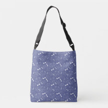 Bolsa azul para los amantes de los perros