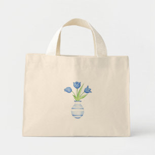 Bolsa azul tulipano azul