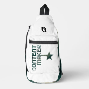 Bolsa bandolera CONTENTMAKER Tendencia Abstracto V
