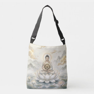 Bolsa bandolera de arte de meditación de Buda - Bu