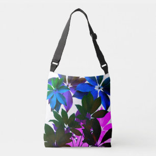 Bolsa bandolera de hojas de la selva