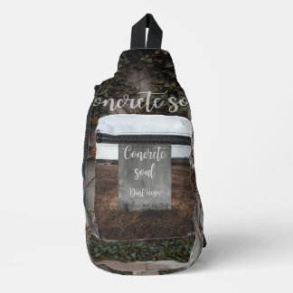 Bolsa bandolera de ropa urbana subterránea Concret