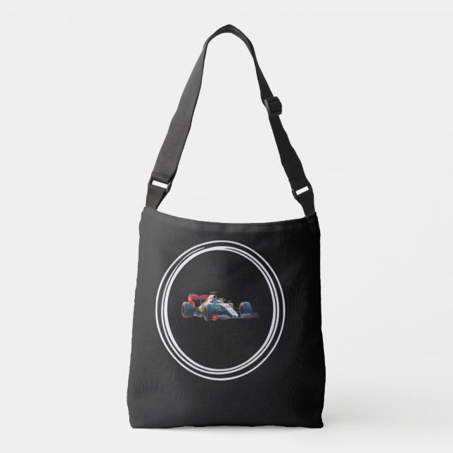 Bolsa bandolera de tote de carreras de Fórmula (Anverso)