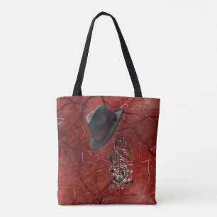Bolsa bandolera mediana Fedora Música del estado d