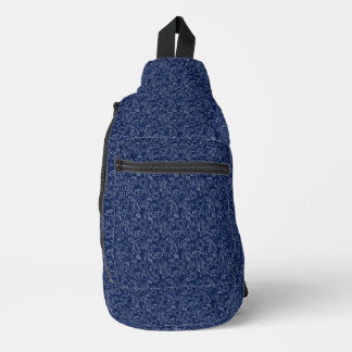 Bolsa bandolera Navy Blue Blossom