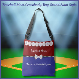 Bolsa bandolera para mamá de béisbol Grand Slam St