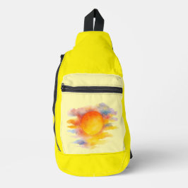 Bolsa bandolera playera Sol con colores 