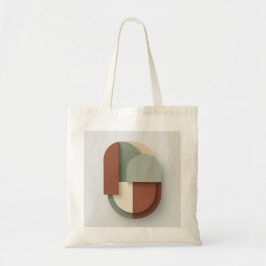 Bolsa Bauhaus Formas Geométricas | Terracota y Sal