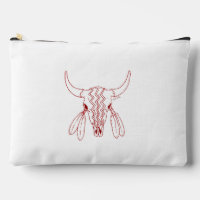 Bolsa blanca de la línea de búfalo de Fantasma Roj