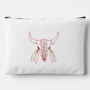 Bolsa blanca de la línea de búfalo de Fantasma Roj