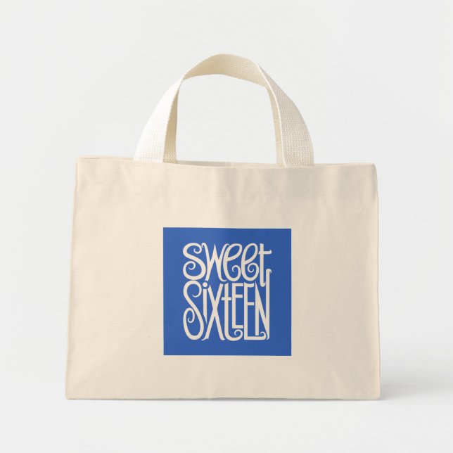 Bolsa blanca dulce de dieciséis (Frente)