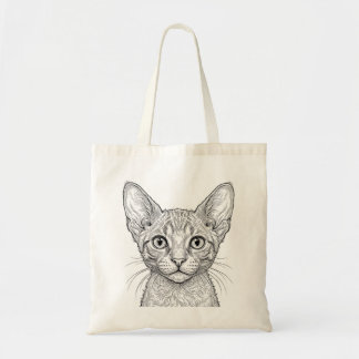 Bolsa Blanca Gatito Cornish Rex