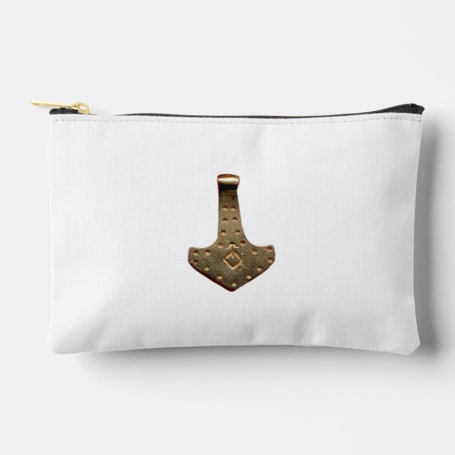 Bolsa blanca Gold Thor Hammer (Anverso)