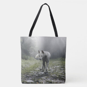 Bolsa blanca siberiana Husky Tote