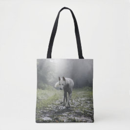 Bolsa blanca siberiana Husky Tote