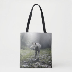 Bolsa blanca siberiana Husky Tote