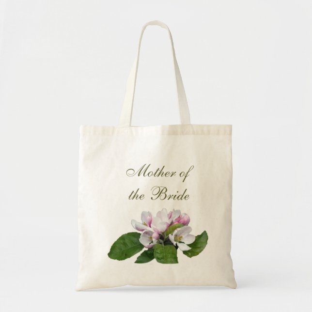 bolsa boda de flores de manzana rosa bonito (Frente)