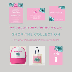 Bolsa Botánica de Tote Rosa y Verde azulada person