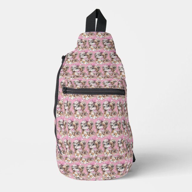 Bolsa Cabestrillo para Cachorros (Anverso)