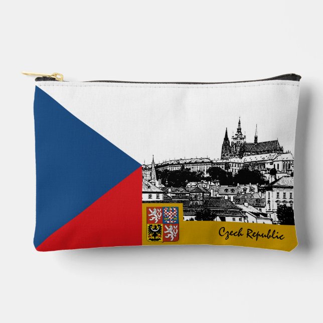 Bolsa checa, moda de Praga y Bandera Checa (Anverso)