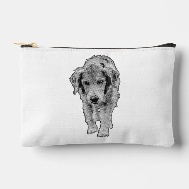 Bolsa Chic con joven Retriever (Anverso)