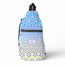 Bolsa Colgante Columbine Azul y Amarillo