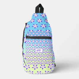 Bolsa Colgante Columbine Azul y Amarillo